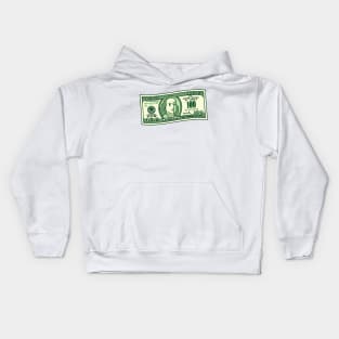 Dollar Bill 100 Kids Hoodie